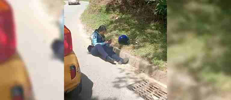 Guarda de tránsito agredida en San Cristóbal ya está recibiendo acompañamiento de la Secretaría de Seguridad