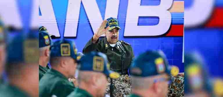 Maduro envió militares a la frontera con Guyana por la presencia de buque inglés