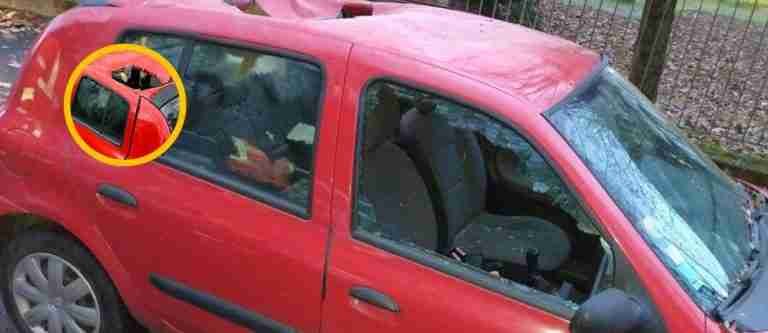 ¡Increíble! Un meteorito habría destrozado un Renault Clio en Francia