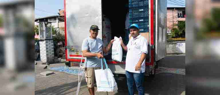 Durante el 2023, más de 10 mil familias recibieron paquetes alimentarios en Medellín