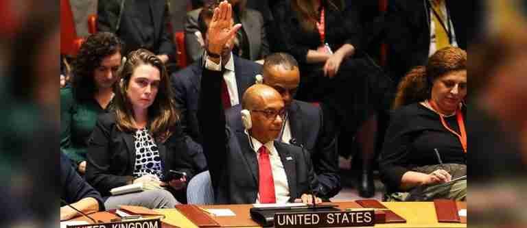 Estados Unidos impide que el Consejo de Seguridad de la ONU resuelva cese al fuego en Gaza