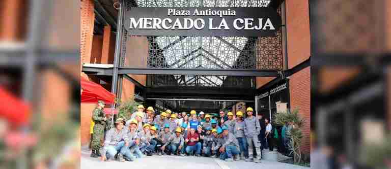 Entregan primera etapa de la nueva plaza de mercado en La Ceja