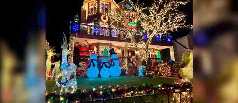 ¡Gente que le pone el alma! Estas son algunas de las casas navideñas más decoradas en Estados Unidos