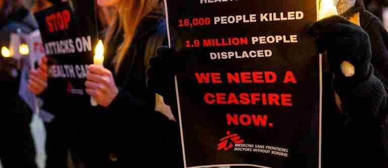 Médicos sin Fronteras acusa a Estados Unidos de ser cómplice de genocidio en Gaza