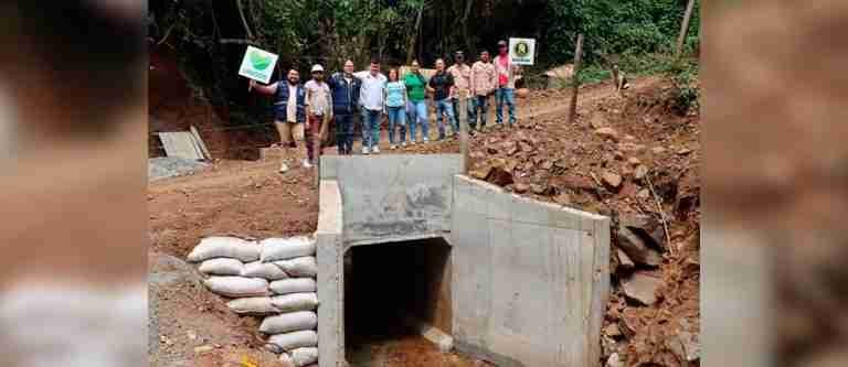 Dagran entregó obra para mitigar el riesgo de inundaciones en Anzá