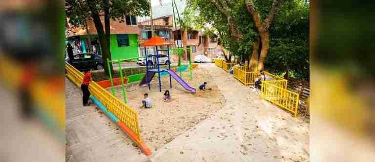 Culminaron obras de renovación en cuatro parques recreativos de San Antonio de Prado
