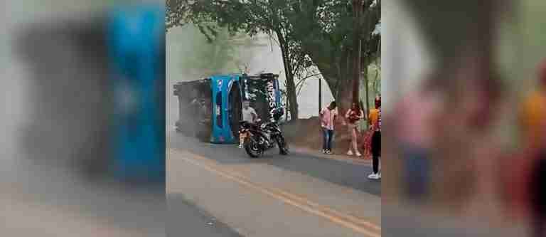Grave accidente de un bus deja varios heridos en Antioquia