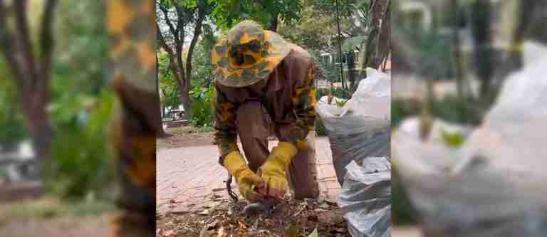 172 jardineros trabajan en la recuperación de 400.000 m² de jardines en Medellín