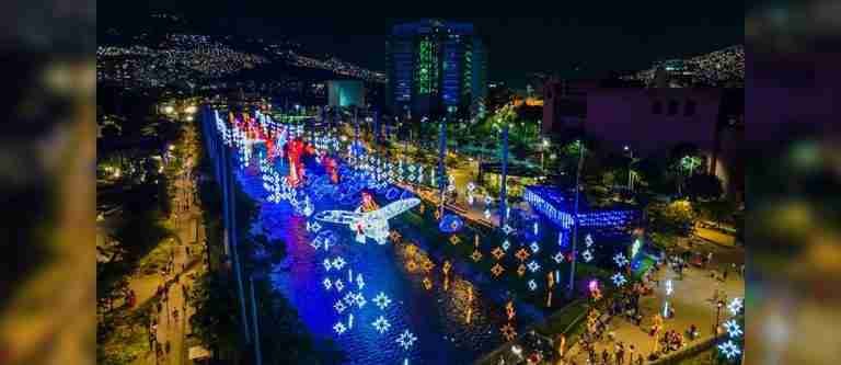 Últimos días para disfrutar de los alumbrados de Medellín: se apagarán el 8 de enero