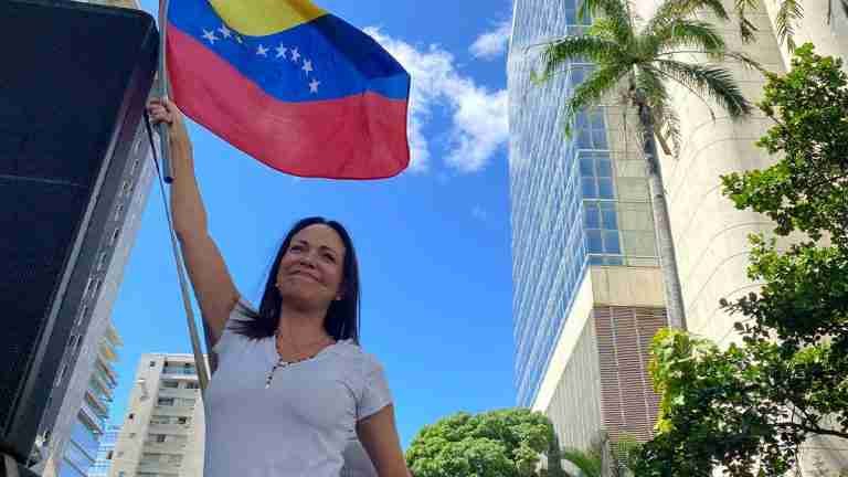 María Corina Machado denuncia el secuestro de algunos de sus jefes de campaña