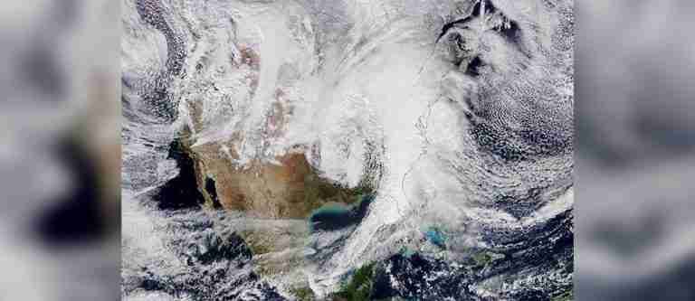 La NASA advierte sobre tormenta invernal que cubre a Estados Unidos
