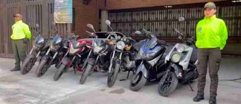 En la última semana se recuperaron 73 automotores que habían sido hurtados en el Valle de Aburrá