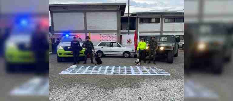 Autoridades incautaron 80 kilogramos de clorhidrato de cocaína