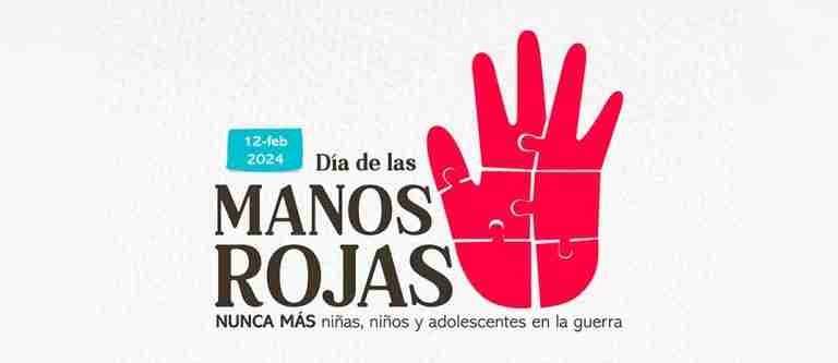 Día de las Manos Rojas: nunca más niñas, niños y adolescentes en la guerra