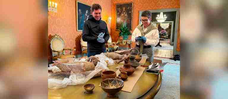 Colombia repatrió 77 piezas arqueológicas desde Alemania
