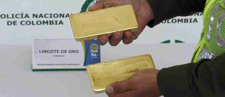 Incautaron 5.000 gramos de oro que pertenecerían al Clan del Golfo
