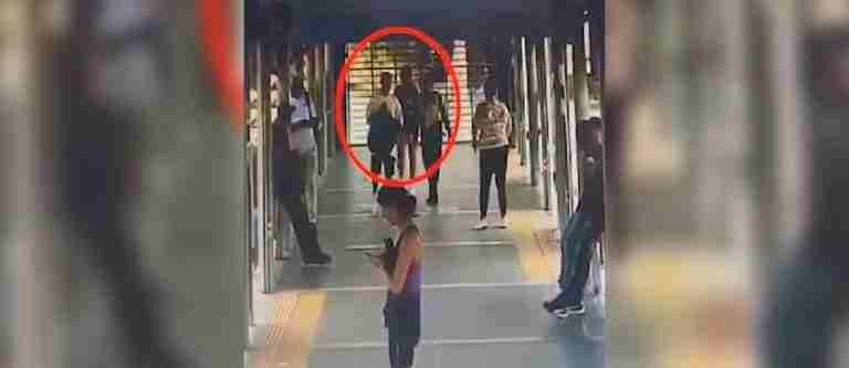 Auxiliar de Policía evita posible tragedia al detectar señales de auxilio de una menor