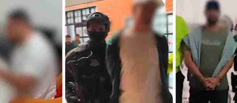Fueron capturados alias ‘Miyagui’, ‘Pelusa’ y ‘Polo’: acusados de dinamizar el multi crimen en Medellín