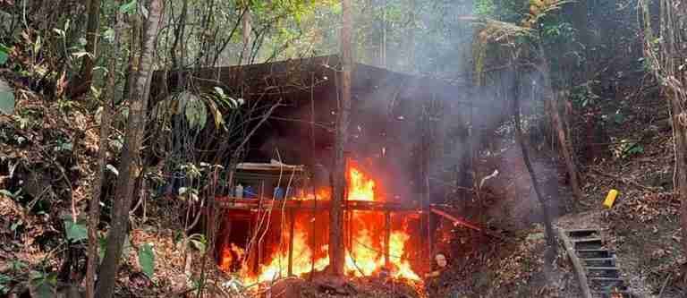 Destruyen laboratorio en Antioquia que procesaba 3 toneladas de cocaína
