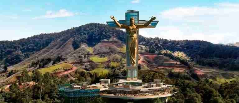 Se levantará el cristo más grande de América en El Peñol