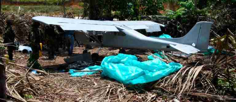 Destruyen pista clandestina y aeronave de disidencias de las Farc en Segovia