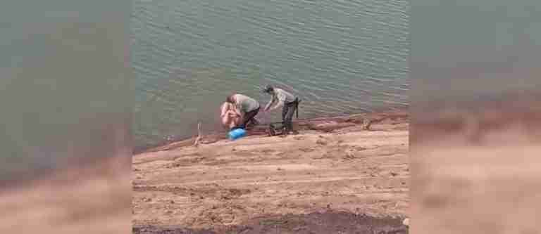 Policías rescataron del embalse de Guatapé a un turista extranjero