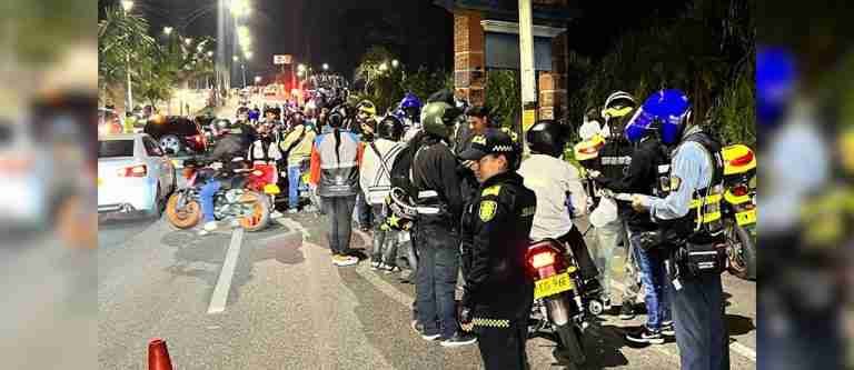 ¡Excelente! Refuerzan seguridad en la Avenida las Palmas con instalación de puesto de control