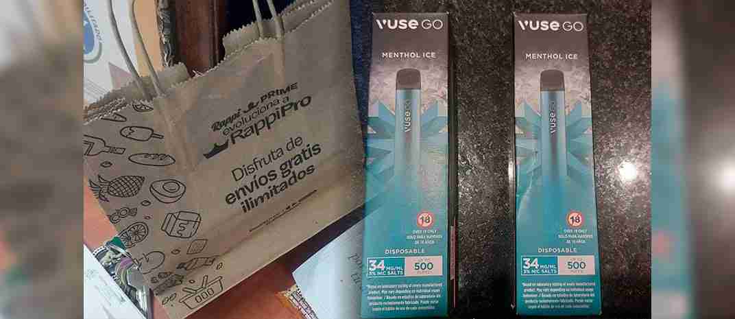 Usuarios de Rappi critican envío de cigarrillo electrónico como ‘regalo’ en Bogotá