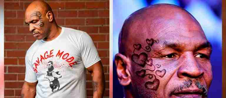 El tatuaje facial icónico de Mike Tyson revela una historia intrigante detrás de su diseño: “me iba a tatuar muchos corazones. Eso hubiera sido realmente estúpido”