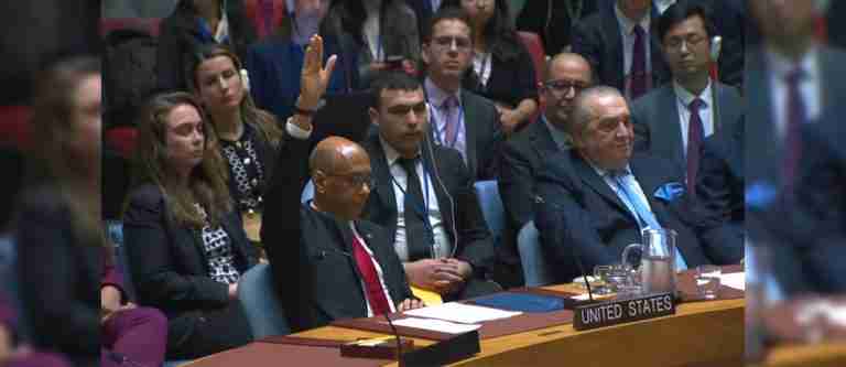 EE. UU. vetó la recomendación de admisión de Palestina a la ONU