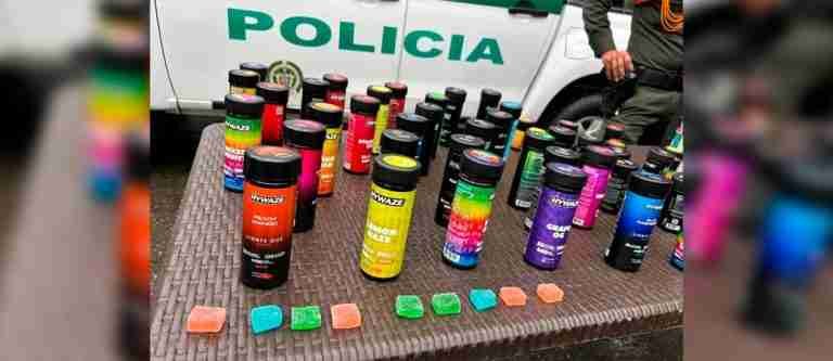 En operativos a empresas de mensajería, incautadas más de 1.000 gomitas de marihuana en Medellín