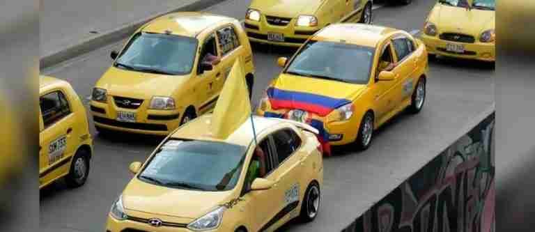 Taxistas anuncian paro en Bogotá