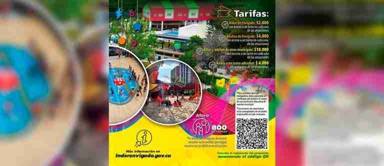 El Parquecito Infantil de Envigado abrirá sus puertas este domingo 5 de mayo
