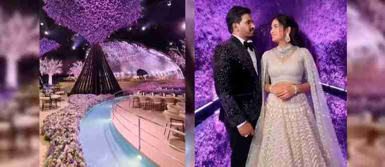 Conozca el lugar de bodas en la India que tardó más de 75 días en construirse