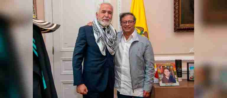 Petro ordenó abrir la embajada de Colombia en Palestina