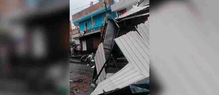 Emergencias en Medellín por fuerte aguacero