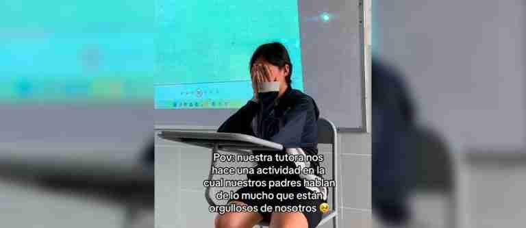 La lección del amor: así reaccionaron un grupo de estudiantes luego de escuchar un mensaje de sus padres