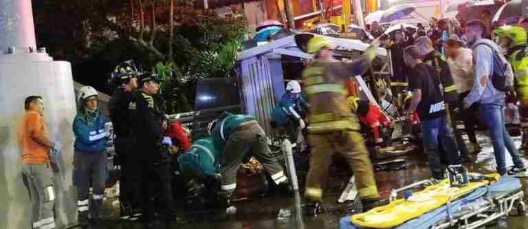Una persona falleció por la caída de una cabina del Metrocable 