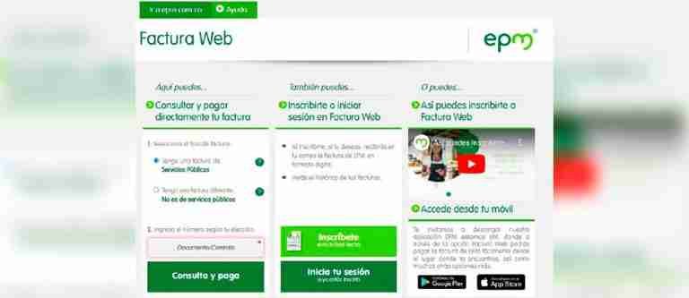 Advertencia de EPM sobre suplantación de su página web oficial
