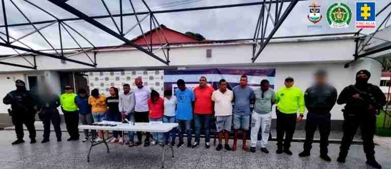 Capturaron 17 personas que se dedicaban a atracar personas en 16 departamentos del país 