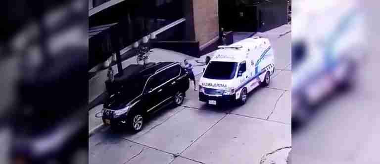 Usando una ambulancia, intentaron secuestrar a un empresario en Bogotá
