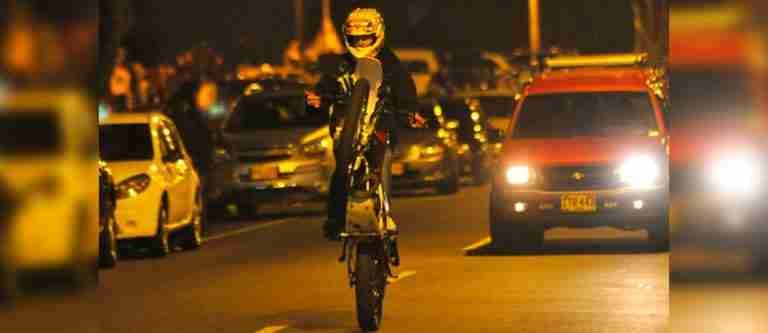 Piques ilegales deja 30 motocicletas inmovilizadas y dos capturas en la Regional