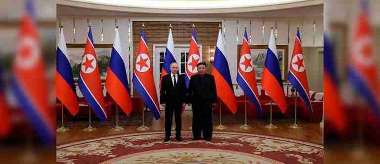 Putin se reunión con Kim Jong Un en Corea del Norte