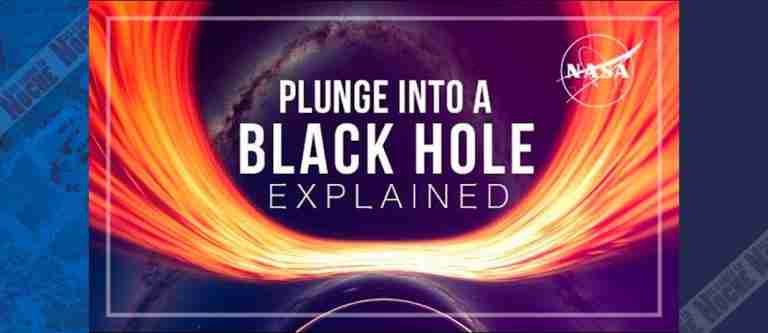 La NASA simula la caída hacia un agujero negro supermasivo, ¡todo un viaje visual y científico!  