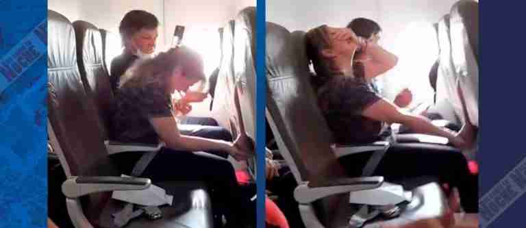 Solidaridad en el aire: pasajeros ayudan a una mujer con aerofobia en su primer vuelo 