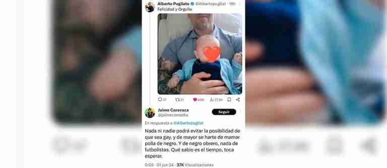 Un padre golpea a comediante tras comentario «gracioso» sobre su hijo de 3 meses