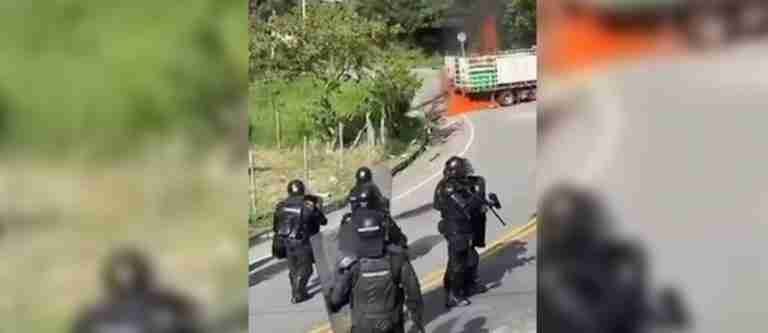 El gobernador de Antioquia denunció que en la protesta de Buriticá instalaron explosivos