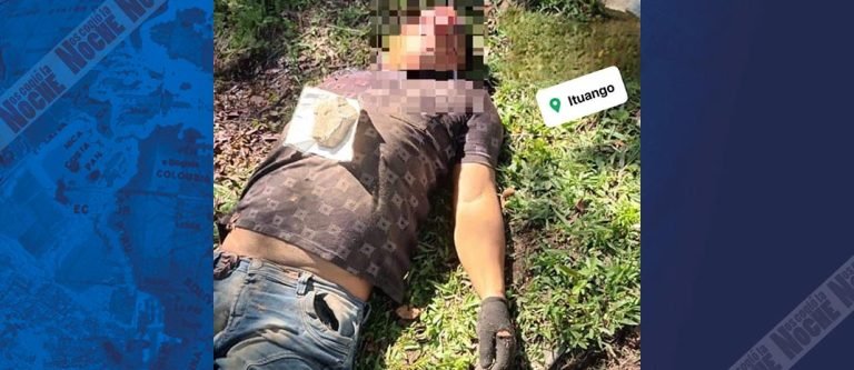 Dos hombres fueron encontrados muertos en Ituango, uno tenía un letrero