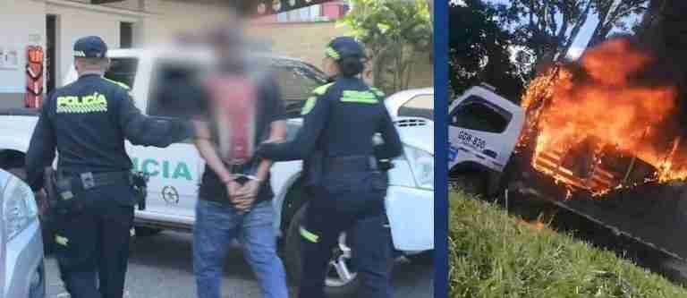 Por quemar el camión del tránsito, podría pagar hasta 15 años de cárcel