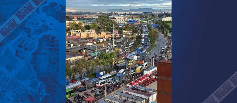 Caos en Bogotá por las protestas de los taxistas